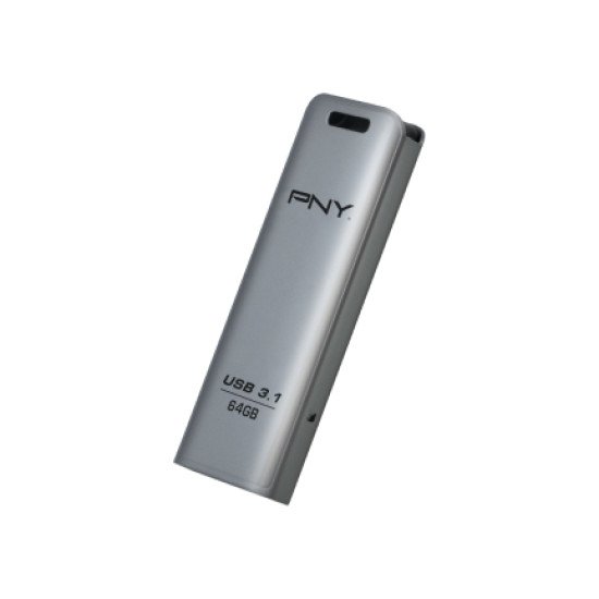 PNY FD64GESTEEL31G-EF lecteur USB flash 64 Go 3.2 Gen 1 (3.1 Gen 1) Acier inoxydable