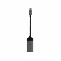 Verbatim 49143 câble vidéo et adaptateur 0,01 m USB Type-C HDMI Noir, Argent Verbatim 49143 câble vidéo et adaptateur 0,01 m USB Type-C HDMI Noir, Argent