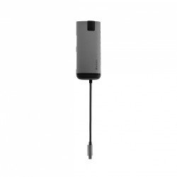 Verbatim 49142 hub & concentrateur USB 3.2 Gen 1 (3.1 Gen 1) Type-C 1000 Mbit/s Noir, Argent Verbatim 49142 hub & concentrateur USB 3.2 Gen 1 (3.1 Gen 1) Type-C 1000 Mbit/s Noir, Argent