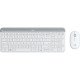 Logitech MK470 clavier RF sans fil QWERTY US International Blanc