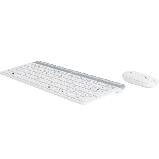 Logitech MK470 clavier RF sans fil QWERTY US International Blanc