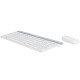 Logitech MK470 clavier RF sans fil QWERTY US International Blanc