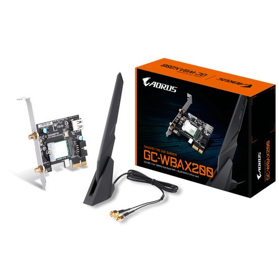 Gigabyte GC-WBAX200 carte réseau Interne WLAN / Bluetooth 2400 Mbit/s