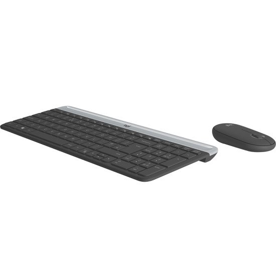 Logitech MK470 clavier RF sans fil QWERTY Néerlandais Graphite