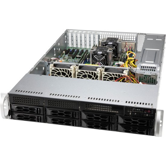 Supermicro CSE-LA25TQC-R609LP unité centrale Support Noir 600 W