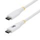 StarTech.com Câble de Recharge USB-C de 1m, Résistant et Ultra-Souple, PD EPR 240W (5A), Câble de Recharge USB 2.0 pour PC Portable, Certifié USB-IF, Câble de Recharge USB-C Robuste - Blanc