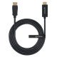 Manhattan Câble DisplayPort 1.1 vers HDMI, 1080p à 60 Hz, 1,8 m, mâle à mâle, DP avec verrouillage, non bidirectionnel, noir, garantie 3 ans