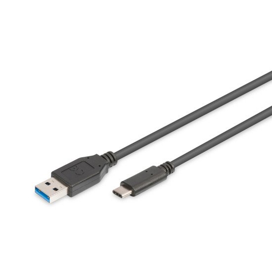ASSMANN Electronic AK-880903-010-S câble USB 1 m 2.0 USB A USB C Noir
