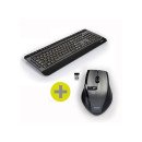Port Designs 900901-US clavier Souris incluse Bureau RF sans fil QWERTY Anglais américain Noir