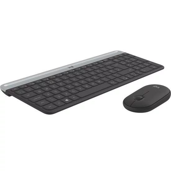 Logitech MK470 clavier RF sans fil QWERTZ Allemand Graphite Logitech MK470 clavier RF sans fil QWERTZ Allemand Graphite