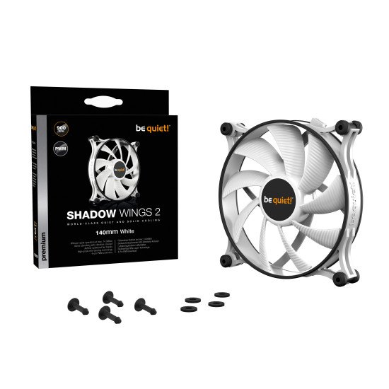 be quiet! BL091 ventilateur, refroidisseur et radiateur Boitier PC 14 cm Blanc be quiet! BL091 ventilateur, refroidisseur et radiateur Boitier PC 14 cm Blanc