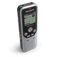 Philips DVT1250 dictaphone Mémoire interne + carte mémoire Noir, Gris