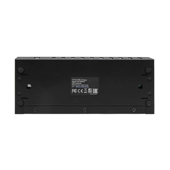 Tripp Lite U360-010-IND hub & concentrateur USB 3.2 Gen 1 (3.1 Gen 1) Type-B 5000 Mbit/s Noir