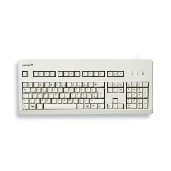 CHERRY G80-3000 clavier USB QWERTZ Allemand Gris CHERRY G80-3000 clavier USB QWERTZ Allemand Gris