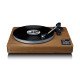 Lenco LBTA-165WD Tourne-disque entraîné par courroie Noir, Bois Automatique