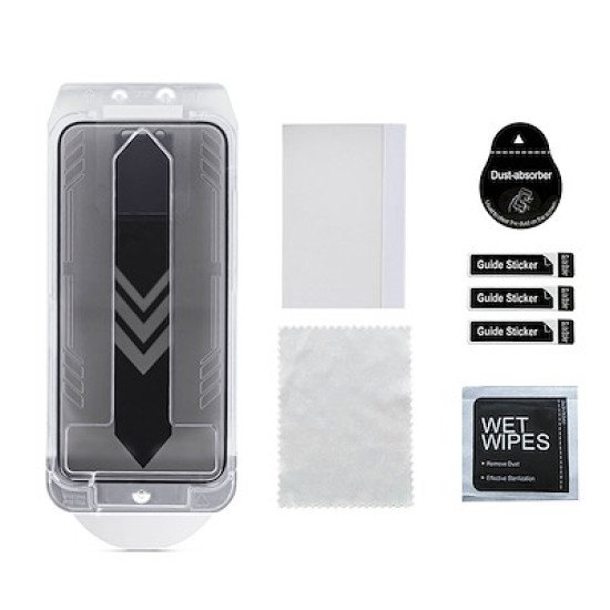 StarTech.com Filtre de Confidentialité pour iPhone 16 à 4 Directions et 360°, Supporte l'Orientation Portrait/Paysage, Tactile, Protection en Verre Trempé, Filtre à 4 Directions, TAA
