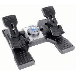 Logitech Pro Flight Rudder Pedals simulation de vol Logitech Pro Flight Rudder Pedals simulation de vol