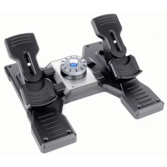 Logitech Pro Flight Rudder Pedals simulation de vol Logitech Pro Flight Rudder Pedals simulation de vol