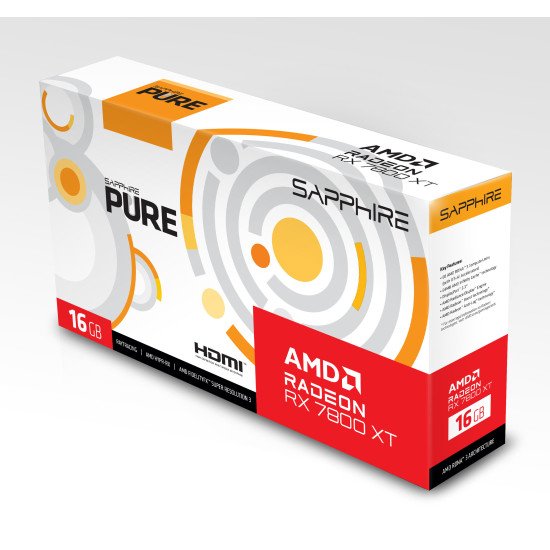 Sapphire PURE Radeon RX 7800 XT AMD 16 Go GDDR6