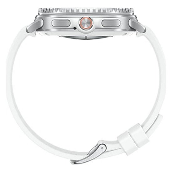 Samsung Galaxy Watch 8 Classic 3,3 cm (1.3") AMOLED 46 mm Numérique 438 x 438 pixels Écran tactile 4G Argent Wifi GPS (satellite)