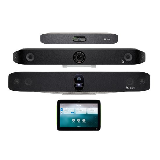 HP Poly Barre de visioconférence Poly Studio X32 tout-en-un sans radio ni d'alimentation TAA