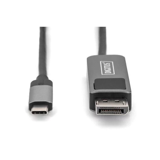 Digitus Câble adaptateur USB type C vers DisplayPort bidirectionnel Digitus Câble adaptateur USB type C vers DisplayPort bidirectionnel