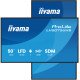 iiyama LH5075UHS-B2AG Écran d'affichage dynamique Écran plat de signalisation numérique 125,7 cm (49.5") LCD Wifi 500 cd/m² 4K Ultra HD Noir Intégré dans le processeur Android 11 24/7