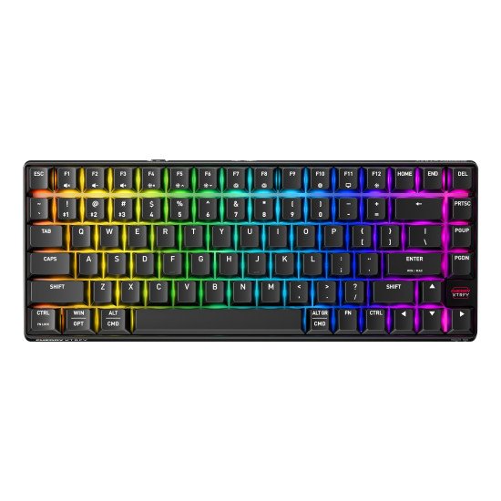 CHERRY XTRFY K33 Compact Wireless clavier Gaming USB + RF Wireless + Bluetooth QWERTY Anglais américain Noir