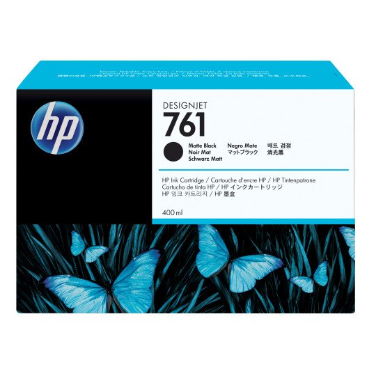 HP 761 cartouche d'encre DesignJet noir mat, 400 ml