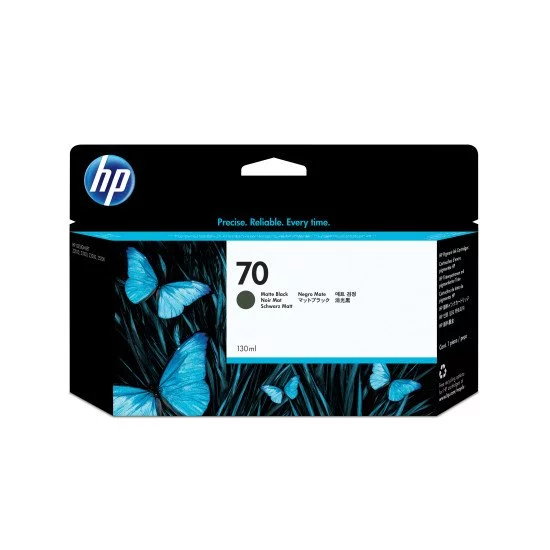 HP 70 cartouche d'encre DesignJet noir mat, 130 ml HP 70 cartouche d'encre DesignJet noir mat, 130 ml