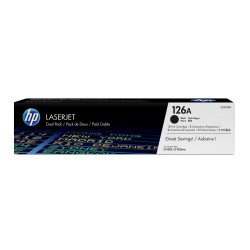 HP 126A pack de 2 toners LaserJet noir authentiques HP 126A pack de 2 toners LaserJet noir authentiques