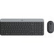 Logitech MK470 clavier RF sans fil QWERTY Danois, Finlandais, Norvégien, Suédois Graphite