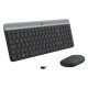 Logitech MK470 clavier RF sans fil QWERTY Danois, Finlandais, Norvégien, Suédois Graphite