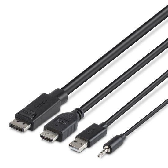 Belkin F1DN2CC-HHPP6t câble kvm Noir 1,8 m