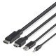 Belkin F1DN2CC-HHPP6t câble kvm Noir 1,8 m