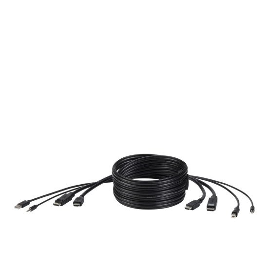 Belkin F1DN2CC-HHPP6t câble kvm Noir 1,8 m