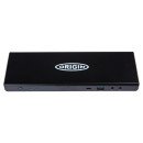 Origin Storage OSDOCK-T4K15 station d'accueil USB 3.2 Gen 1 (3.1 Gen 1) Type-A + Type-C Noir