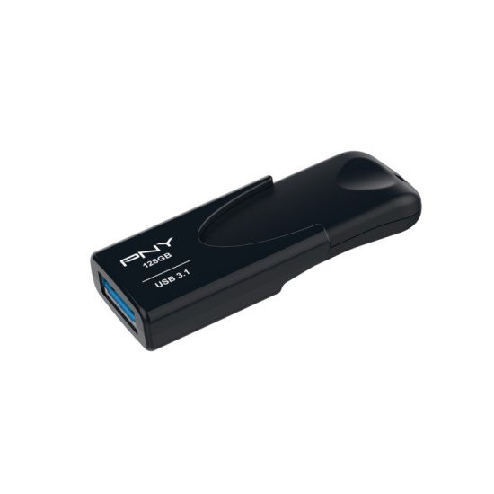 PNY Attache 4 lecteur USB flash 128 Go USB Type-A 3.2 Gen 1 (3.1 Gen 1) Noir