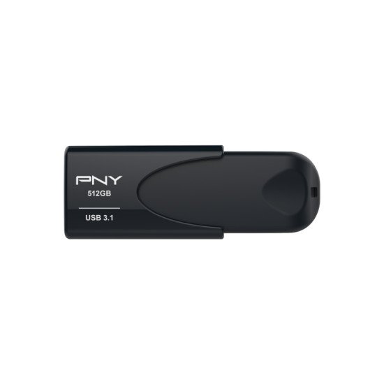 PNY Attache 4 lecteur USB flash 512 Go USB Type-A 3.2 Gen 1 (3.1 Gen 1) Noir