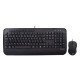 V7 Clavier USB grande taille avec repose-mains et souris ambidextre - DE