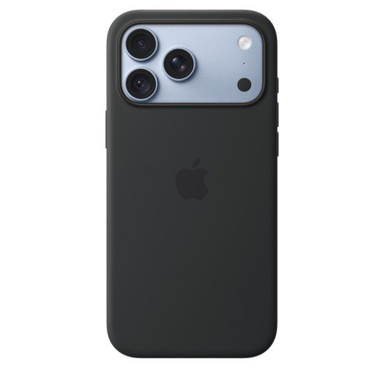 Apple Coque en silicone avec MagSafe pour iPhone 18 Pro Max - Noir