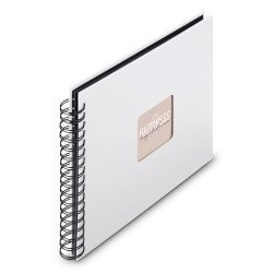 Hama 00009846 album photo et protège-page Blanc 100 feuilles 10 x 15 Reliure spiralée