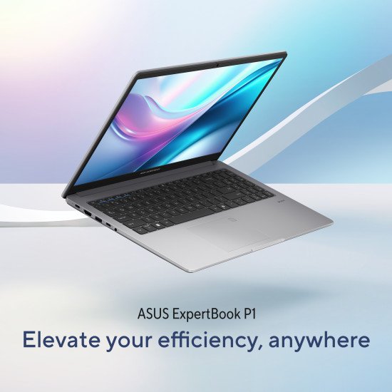 ASUS ExpertBook P1 P1503CVA-S72895X Intel Core 5 210H Ordinateur portable 39,6 cm (15.6") Full HD 16 Go DDR5-SDRAM 512 Go SSD Wi-Fi 6 (802.11ax) Windows 11 Pro Gris AZERTY Belge