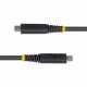 StarTech.com Câble USB4 de 1m, 40 Gbps, Câble USB-C Certifié USB-IF, 240 W PD, 8K 60Hz/4K 240Hz DP2.1 DP40, Gaine TPE, Compatible Thunderbolt 4 - Cordon USB-C Noir