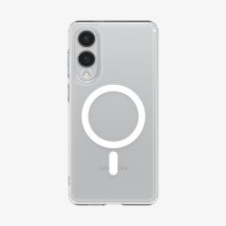 Spigen Ultra Hybrid (MagFit) coque de protection pour téléphones portables 17 cm (6.7") Housse Transparent, Blanc