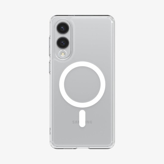 Spigen Ultra Hybrid (MagFit) coque de protection pour téléphones portables 17 cm (6.7") Housse Transparent, Blanc Spigen Ultra Hybrid (MagFit) coque de protection pour téléphones portables 17 cm (6.7") Housse Transparent, Blanc