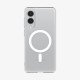 Spigen Ultra Hybrid (MagFit) coque de protection pour téléphones portables 17 cm (6.7") Housse Transparent, Blanc Spigen Ultra Hybrid (MagFit) coque de protection pour téléphones portables 17 cm (6.7") Housse Transparent, Blanc