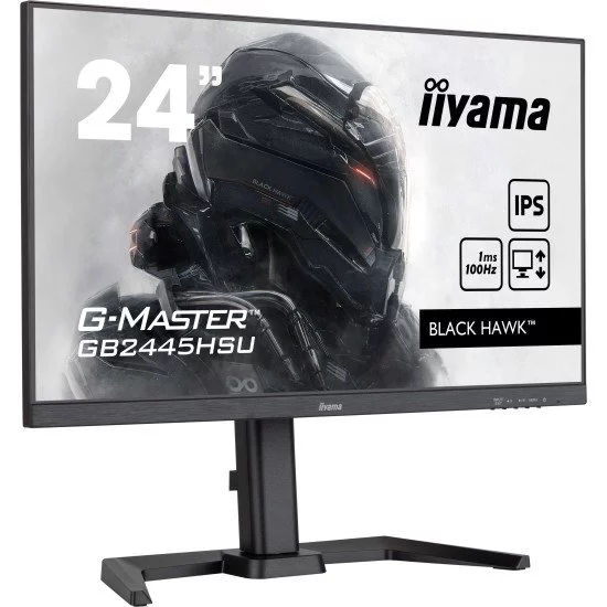 iiyama G-MASTER GB2445HSU-B2 LED display 60,5 cm (23.8") 1920 x 1080 pixels Full HD Noir iiyama G-MASTER GB2445HSU-B2 LED display 60,5 cm (23.8") 1920 x 1080 pixels Full HD Noir