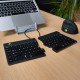 R-Go Tools Split RGOSBUSWLBL clavier Bluetooth QWERTY Anglais américain Noir