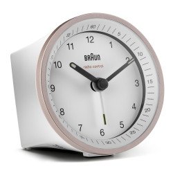 Braun BC07 Réveil à quartz Rose, Blanc Braun BC07 Réveil à quartz Rose, Blanc
